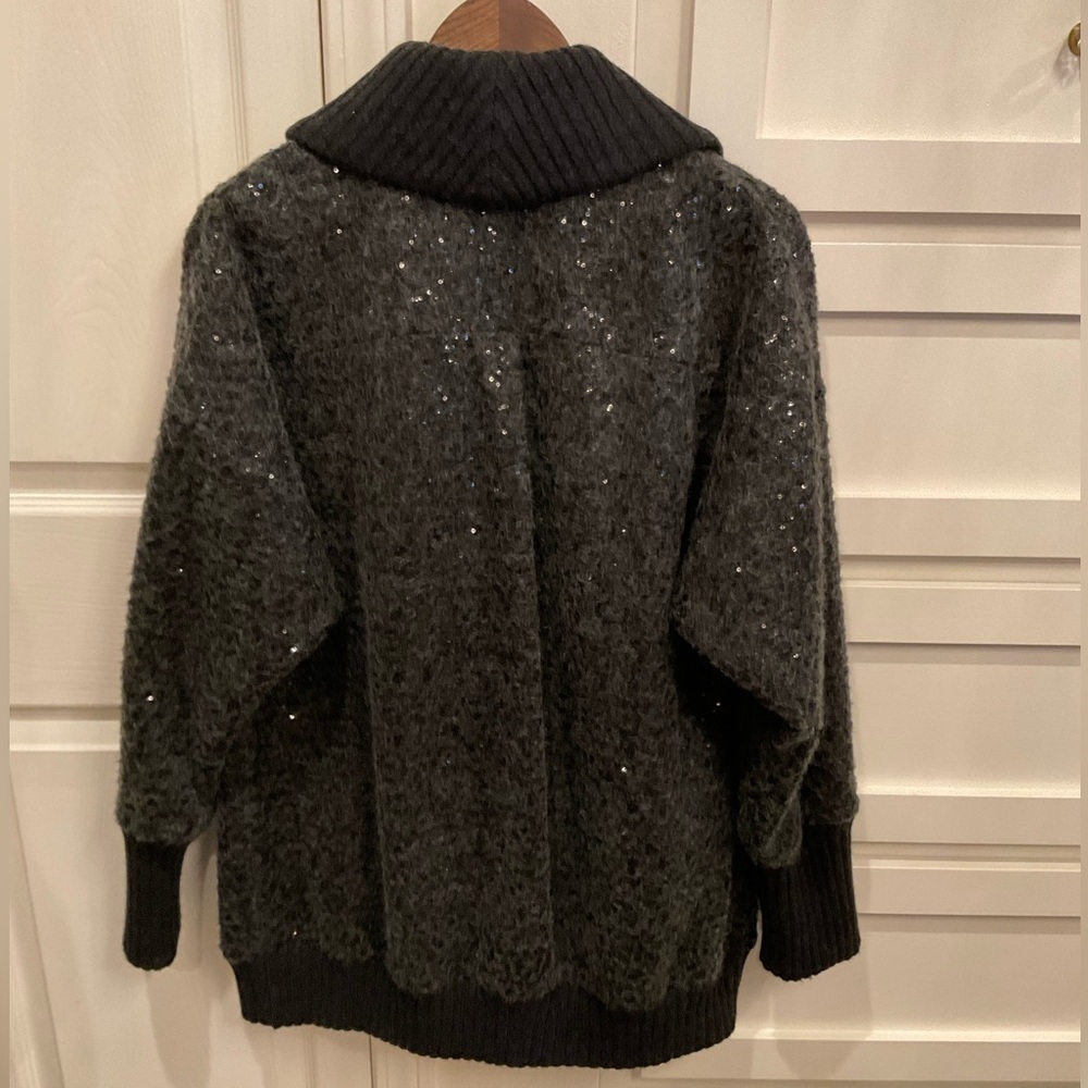 Diane Von Furstenberg sequin cardigan sweater. Brand New with tags - Picture 8 of 12
